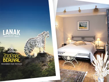 ZooParc de Beauval : 2 entrées adulte (2 journées) 2026 et 1 nuit en hôtel à proximité
