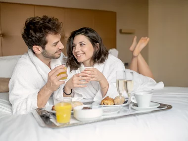 Just married: ontbijt met bubbels voor twee