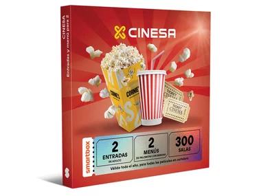 2 entradas de cine con menú y bebidas