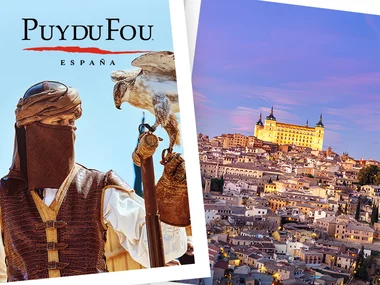 Estancia en Puy du Fou® España: entradas para 2 adultos 2 días consecutivos (día 1 - show nocturno; día 2 - entrada parque) y noche en hotel de 4* o 5*