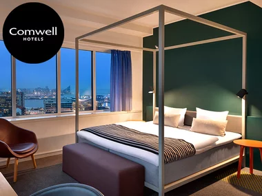 Luksusophold med middag på Comwell for 2