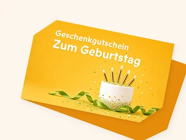 Geschenkgutschein zum Geburtstag