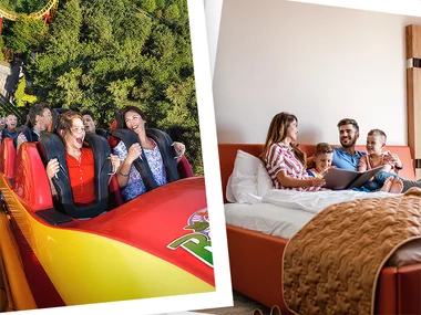 Billets d’entrée pour 2 adultes et 2 enfants 2027 à Bellewaerde Park et séjour à proximité du parc