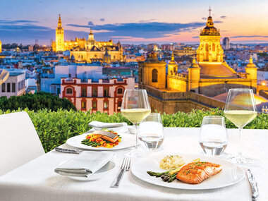 Cena exquisita en Sevilla