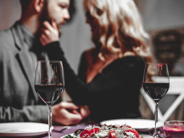 Délicieux dîner dans un restaurant à Bruxelles