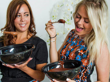 Coffret pour faire 1 atelier de chocolat à la maison pour 2 personnes