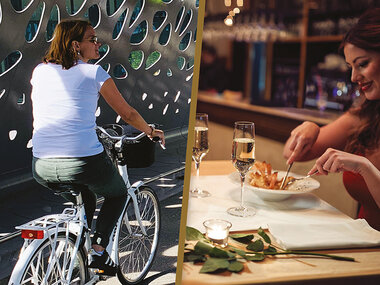 Tour à vélo et souper à Anvers en duo