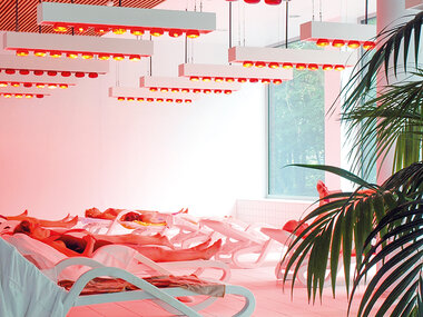 Samen 3u relaxen met een glas bubbels in Les Thermes de Spa