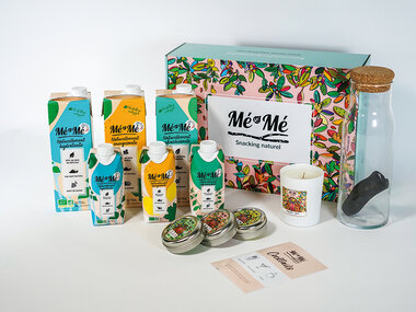 Box de snacks, boissons et autres surprises 100 % française, bio et saine