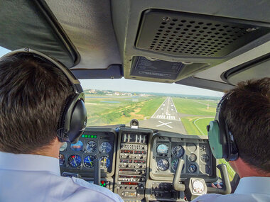 45 minutes de vol avec pilote privé au-dessus de la Côte d’Opale