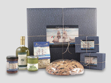Liguria in tavola: 1 elegante box di prodotti tipici a domicilio