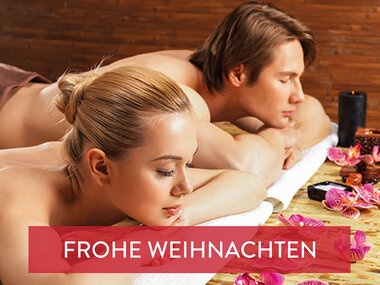 Erholsame Weihnachten in der Schweiz: 1 Entspannungsmassage für 2 Liebhaber purer Entspannung