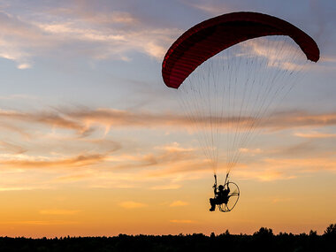 1h de vol spectaculaire en paramoteur près de Paris