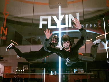 Simulation de chute libre à Liège pour 2 personnes