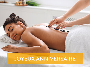 Anniversaire de pur bien-être : massage ou soin du corps pour 1
