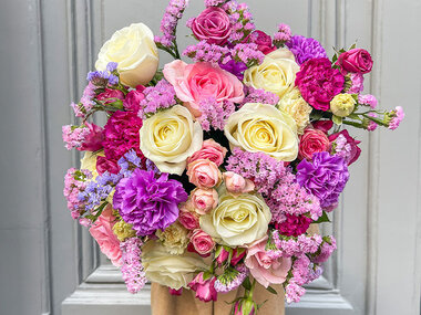 Livraison mensuelle d’un bouquet de fleurs à domicile pendant 3 mois