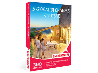 3 giorni di charme e 2 cene