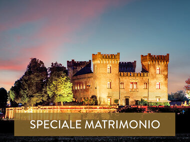Un amore da favola: 1 notte con cena in castello per 2 sposi