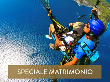 Matrimonio ad alta quota: 1 avventura adrenalinica in volo per 2 novelli sposi