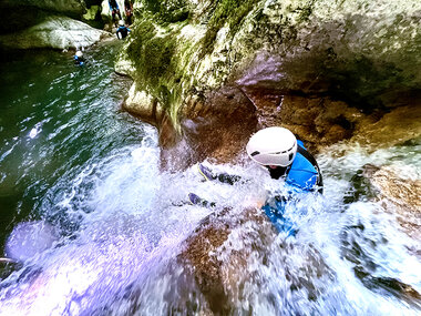 2h30 de canyoning pour 2 personnes avec photos près de Grenoble