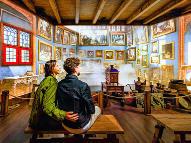 Bezoek Rembrandts Amsterdam Experience en wandeltocht door de stad