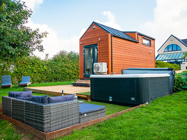 2 dagen in een tiny house met privébubbelbad in Namen