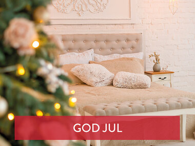 Julromantik: hotell & middag för 2