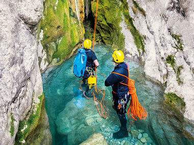 Sensations canyoning