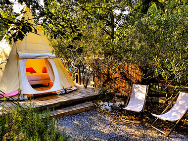 2 jours insolites en tipi avec accès illimité au spa privatif en Ardèche