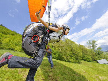 Initiation au vol thermique en parapente pour 2 personnes en Suisse
