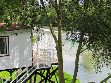 Séjour au camping : 2 jours insolites en carrelet près de Cognac