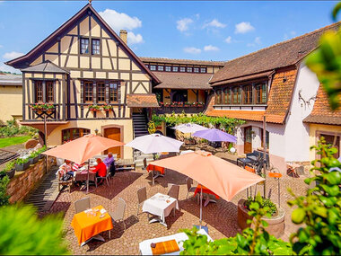 3 jours en Alsace avec souper en restaurant primé à l'hôtel 4* Le Cerf