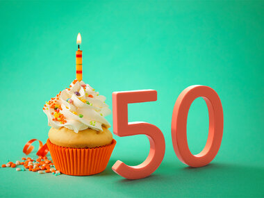 Grattis på din 50:e födelsedag!