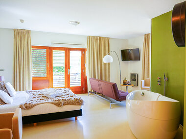 Diner met saunabezoek en luxe overnachting nabij Veenendaal