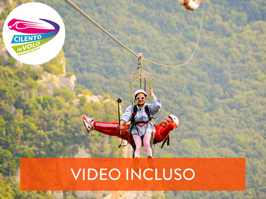 Insieme tra i cieli del Cilento: 1 volo in Zipline per 2 con GoPro