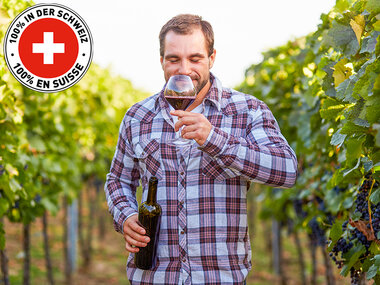 Dégustation de vin pour papa