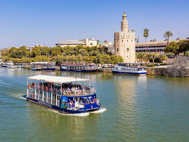 Crucero por el río Guadalquivir de 1h para 2 personas