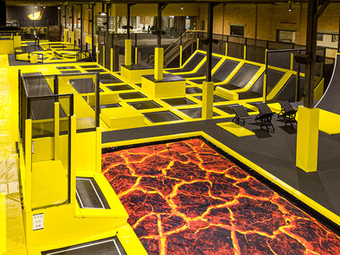 Entrée au parc à trampolines pour 2 avec pop-corn et boisson