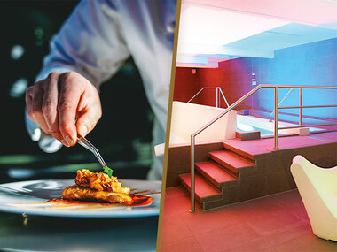 Wellness en diner op hoog niveau in Nederland of België