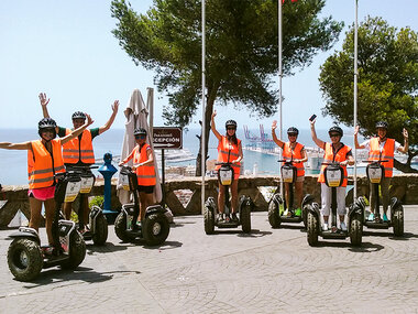 Una ruta de 1 hora en segway para 2 personas en Málaga