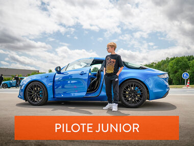 Stage de pilotage enfant : 4 tours de circuit en Lamborghini Gallardo et en Alpine A110 S
