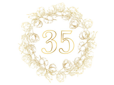 Koralen jubileum: 35 jaar getrouwd!