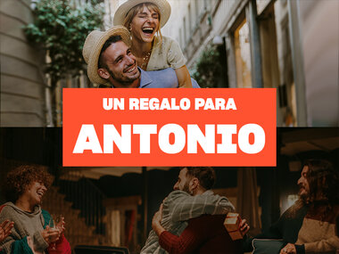 Caja regalo personalizada para Antonio
