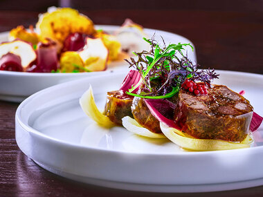 Lækker middag i Jylland