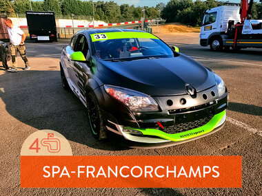 4 tours dans une Renault Megane RS III à Spa-Francorchamps
