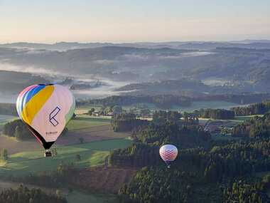 Vol en montgolfière en Auvergne