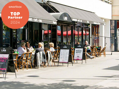 En hyggelig stund på Café Lava i Aarhus for 2