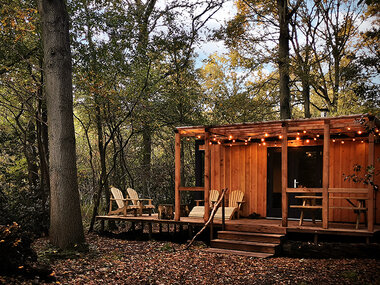 3 dagen in Bosthuisje in de natuur bij Antwerpen voor 4 personen