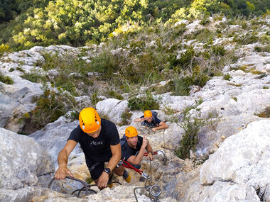 Parcours via ferrata de la Tour du Jallouvre près de Megève pour 2 confirmés
