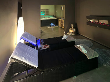 1h de sauna privé avec verre de bulles pour 2 personnes près de Waterloo